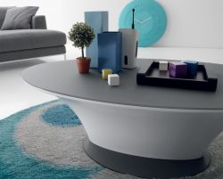 Итальянский стол журнальный COMPAR Boat Oval фото
