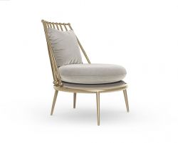Итальянское кресло Cantori Aurora iron back фото
